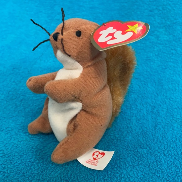 Ty Toys 993 Original Ty Mcdonalds Teenie Beanie Baby Nuts The